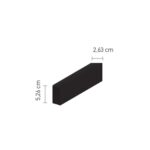 InLight Μαγνητική ράγα μαύρη 1 μέτρου (TR005)