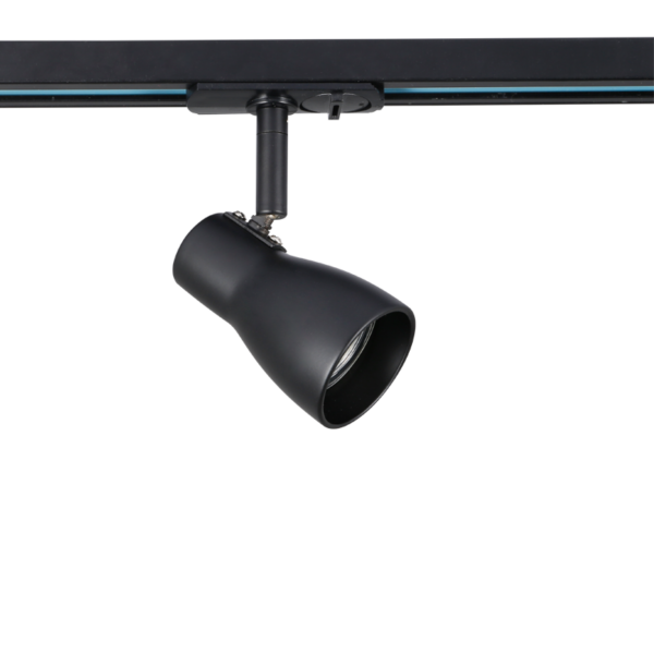 ΦΩΤΙΣΤΙΚΟ ΣΠΟΤ ΡΑΓΑΣ ΜΟΝΟΦΑΣΙΚΟ 2 ΚΑΛΩΔΙΩΝ ΣΕ ΜΑΥΡΟ  ΧΡΩΜΑ 1X GU10 ACA – TS67GU3CB