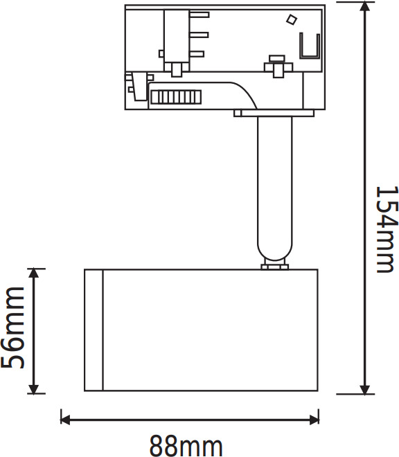 ΦΩΤΙΣΤΙΚΟ ΣΠΟΤ ΡΑΓΑΣ ΤΡΙΦΑΣΙΚΟ 4 ΚΑΛΩΔΙΩΝ ΣΕ ΛΕΥΚΟ ΧΡΩΜΑ 1xGU10 ACA – TS68GU4CW