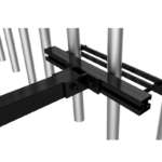 ΒΑΣΗ ΣΤΗΡΙΞΗΣ ΑΛΟΥΜΙΝΙΟΥ ΓΙΑ ΜΠΑΛΚΟΝΙ ΜΑΥΡΟ ΧΡΩΜΑ ΓΙΑ TS800W ACA – TSBRAC