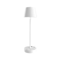 it-Lighting Tahoe Rechargeable LED 2W 3CCT Touch Table Lamp White D:38cmx11cm (80100220)
