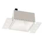 ΣΠΟΤ ΧΩΝEYTO FRAMELESS ΣΤΑΘΕΡΟ 78x78mm 1xMR16/GU10  ME ANAKΛΑΣΤΗΡΑ ΛΕΥΚΟ UNIVERSE – 1-U008129