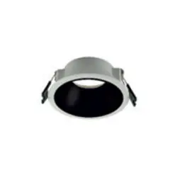 ΣΠΟΤ ΧΩΝEYTO ΣΤΑΘΕΡΟ Φ78mm 1xMR16/GU10 ΑΛΟΥΜΙΝΙΟ ΛΕΥΚΟ ME ANAKΛΑΣΤΗΡΑ  ΜΑΥΡΟ UNIVERSE – 1-U008150