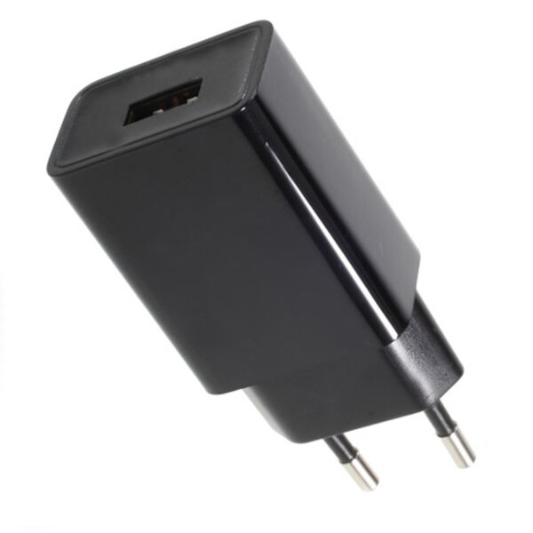 USB ADAPTOR BLACK 230VAC (0.45A) / 5VDC (1A) ACA – USBPLUG