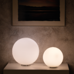 ACA DECOR   – Επιδαπέδιο Φωτιστικό 1ΧΕ27 Λευκό Γυαλί + Πλαστικό Φ25 V2010251TW