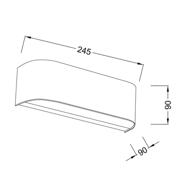 Απλίκα Φωτιστικό Τοίχου 1XG9 Μεταλλικό Νίκελ με Γυαλί ACA DECOR   – V280071W