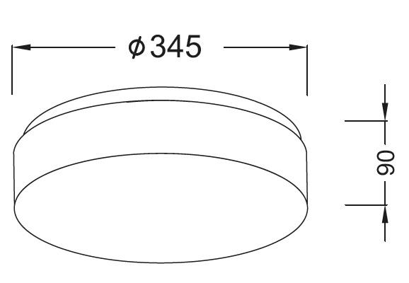 Φωτιστικό Οροφής / Τοίχου Πλαφονιέρα 2xE27 Στρογγυλό Μεταλλικό Ανοιχτό Γκρι & Λευκό Γυαλί ACA DECOR – V287071C34