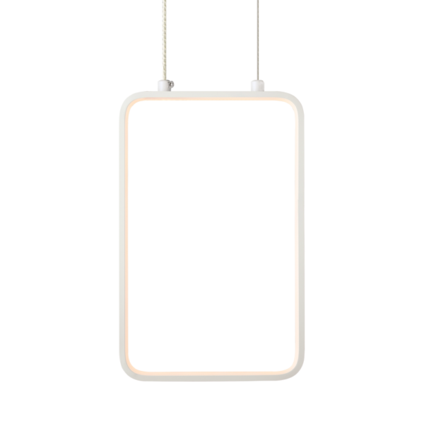 ΚΡΕΜΑΣΤΟ ΦΩΤΙΣΤΙΚΟ LED 11W 3000K 1044LM ΛΕΥΚΟ ΜΕΤΑΛΛΙΚΟ 18X11XH136CM SYMETRIA ACA DECOR – V30LEDP18WH