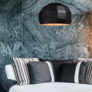 Κρεμαστό Φωτιστικό 1ΧΕ27  Μαύρο+Χρυσό ACA DECOR  – V35077BG