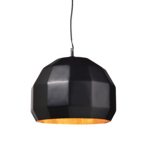 Κρεμαστό Φωτιστικό 1ΧΕ27  Μαύρο+Χρυσό ACA DECOR  – V35077BG