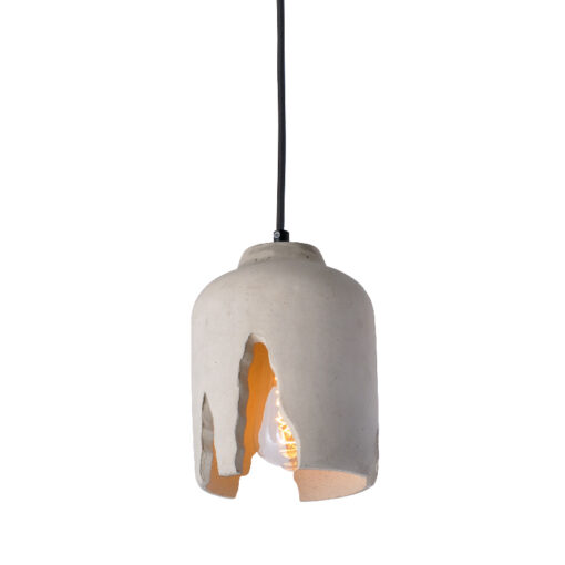 Κρεμαστό Φωτιστικό 1ΧΕ27 Τσιμέντο Φ155 ACA DECOR – V36250
