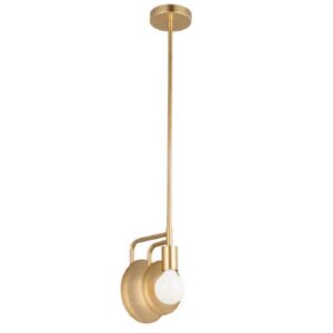 Κρεμαστό Φωτιστικό 1ΧΕ27 Μεταλλικό Αντικέ Ορείχαλκος ACA DECOR   – V362981P