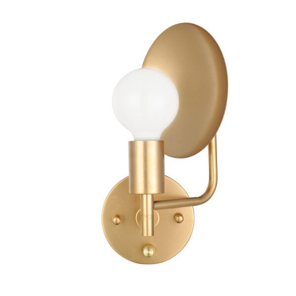 Επιτοίχιο Φωτιστικό 1ΧΕ27 Μεταλλικό Αντικέ Ορείχαλκος ACA DECOR  – V362981W