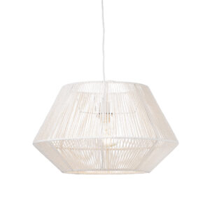 Κρεμαστό Φωτιστικό 1ΧΕ27 Σχοινί Λευκό Φ495 ACA DECOR  – V36320