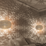 ACA DECOR   – Κρεμαστό 1ΧΕ27 Ασημί Μέταλλο Φ30ΧΗ120cm