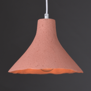 ACA DECOR   – Κρεμαστό Φωτιστικό 1ΧΕ27 Ροζ Πηλός Φ25ΧΗ120cm