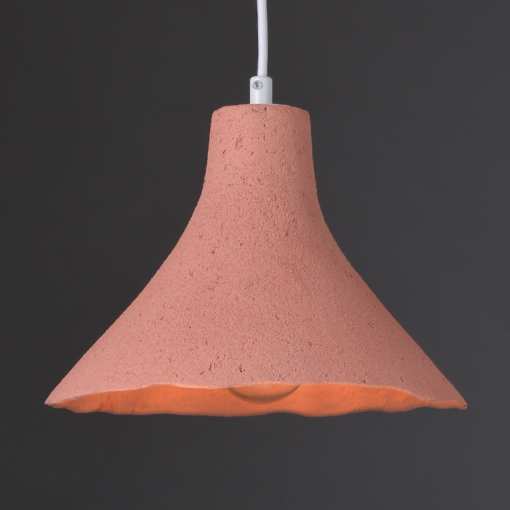 ACA DECOR   – Κρεμαστό Φωτιστικό 1ΧΕ27 Ροζ Πηλός Φ25ΧΗ120cm