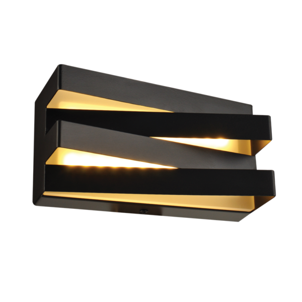 ΕΠΙΤΟΙΧΟ ΦΩΤΙΣΤΙΚΟ LED 12W 3000K 960LM ΜΑΥΡΟ ΜΕΤ/ΚΟ 20X11X9CM MILANO ACA – V80LEDW20BK