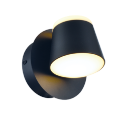 ΕΠΙΤΟΙΧΟ ΦΩΤΙΣΤΙΚΟ LED 8W 3000K 640LM ΛΕΥΚΟ ΜΕΤ/ΚΟ 12X12X13CM LUCIDO ACA – V83LEDW13BK