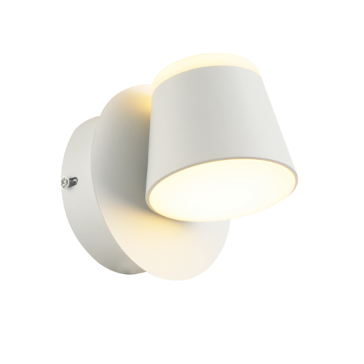 ΕΠΙΤΟΙΧΟ ΦΩΤΙΣΤΙΚΟ LED 8W 3000K 640LM ΛΕΥΚΟ ΜΕΤ/ΚΟ 12X12X13CM LUCIDO ACA – V83LEDW13WH