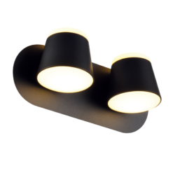 ΕΠΙΤΟΙΧΟ ΦΩΤΙΣΤΙΚΟ LED 16W 3000K 1280LM ΜΑΥΡΟ ΜΕΤ/ΚΟ 27X12X11CM LUCIDO ACA – V83LEDW27BK