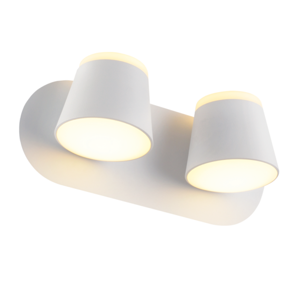 ΕΠΙΤΟΙΧΟ ΦΩΤΙΣΤΙΚΟ LED 16W 3000K 1280LM ΛΕΥΚΟ ΜΕΤ/ΚΟ 27X12X11CM LUCIDO ACA – V83LEDW27WH