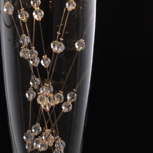 ACA DECOR  – Κρεμαστό LED 3X3W 3000K Γυαλί + Χρώμιο Μεταλλικό + Κρύσταλλο Φ30ΧΗ100cm