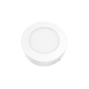 ΛΕΥΚΟ ΣΤΡΟΓΓΥΛΟ LED ΠΑΝΕΛ ΟΡΟΦΗΣ 6W 3000K 450Lm Φ117mm ACA – VEKO630RW