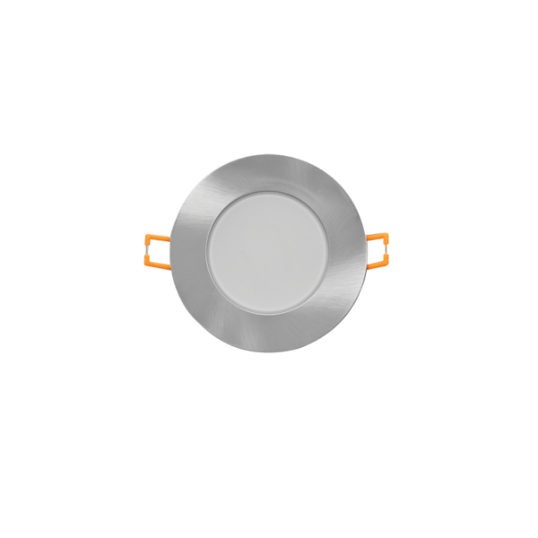 LED ΧΩΝΕΥΤΟ ΦΩΤΙΣΤΙΚΟ ΣΠΟΤ ΝΙΚΕΛ ΜΑΤ ΣΤΡΟΓΓΥΛΟ  5W 3.000K 230V AC 400Lm 120° Ra80 IP65  ACA – VERA530RNMN