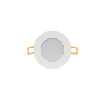LED ΧΩΝΕΥΤΟ ΦΩΤΙΣΤΙΚΟ ΣΠΟΤ ΛΕΥΚΟ ΣΤΡΟΓΓΥΛΟ 5W IP65 3000K  400Lm 120° ACA – VERA530RWN