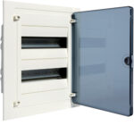 Χωνευτός Πίνακας Διάφανη Πόρτα 2x12M IP40 Golf Hager – VF212TA