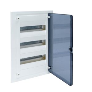 Χωνευτός Πίνακας Διάφανη Πόρτα 3x12M IP40 Golf Hager – VF312TA