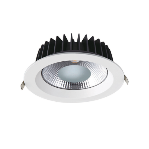 Χωνευτό Φωτιστικό Λευκό Φ140 LED COB 20W 2500lm 90° 3000K  ACA – VIDO2030