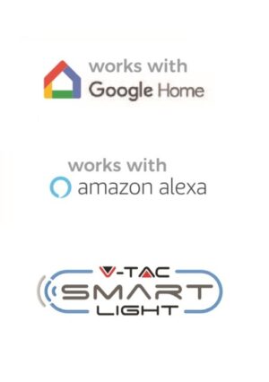 Wi-Fi Διακόπτης Online Switch Smart Home Συμβατός Με Amazon Alexa & Google Home V-TAC – 8422