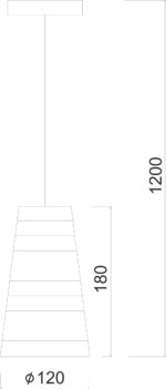 Κρεμαστό Φωτιστικό 1ΧE27 Φιμέ / Χρώμιο Γυαλί ACA DECOR  – WA7041