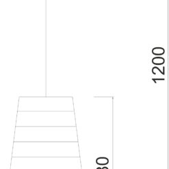 Κρεμαστό Φωτιστικό 1ΧE27 Φιμέ / Χρώμιο Γυαλί ACA DECOR  – WA7041