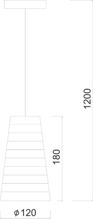 Κρεμαστό Φωτιστικό 1ΧE27 Φιμέ / Χρώμιο Γυαλί ACA DECOR  – WA7041