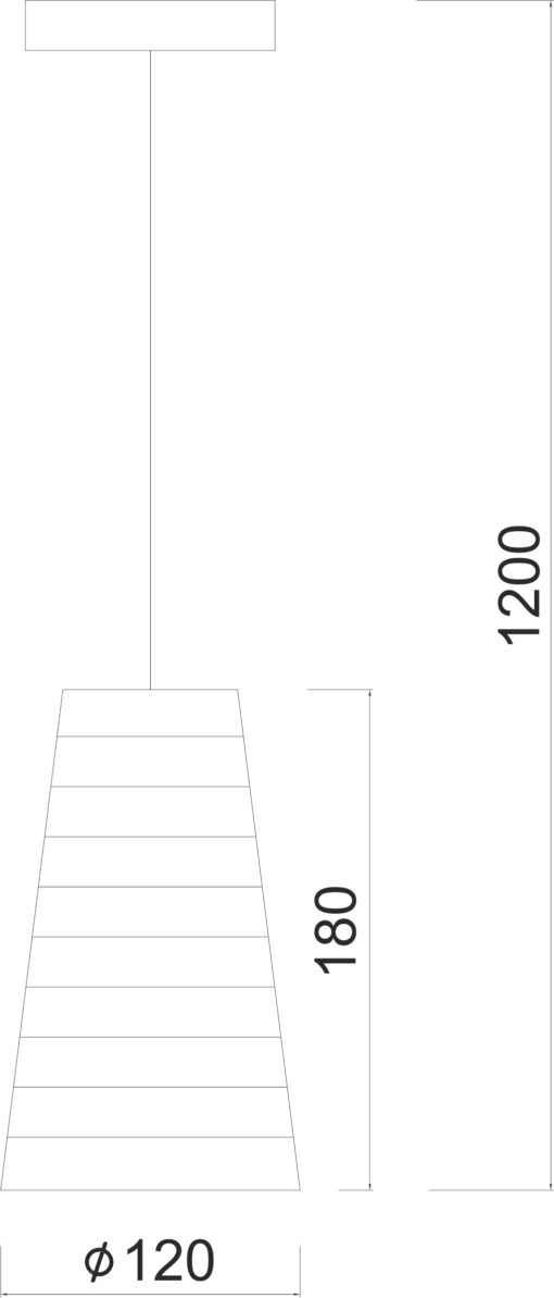Κρεμαστό Φωτιστικό 1ΧE27 Φιμέ / Χρώμιο Γυαλί ACA DECOR  – WA7041