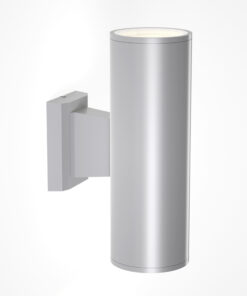 InLight Winnipeg 2xΕ27 Outdoor Up-Down Wall Lamp Grey D:15.3cmx26cm (80203434)