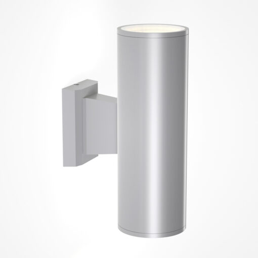 InLight Winnipeg 2xΕ27 Outdoor Up-Down Wall Lamp Grey D:15.3cmx26cm (80203434)