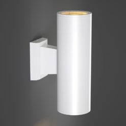 InLight Winnipeg 2xΕ27 Outdoor Up-Down Wall Lamp White D:15.3cmx26cm (80203424)