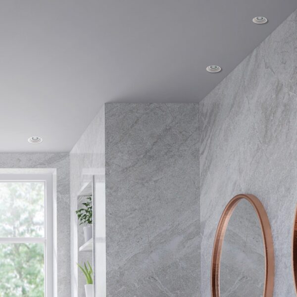 InLight Χωνευτό σποτ από λευκό μέταλλο 1XGU10 D:8cm (Χ0010-WH)