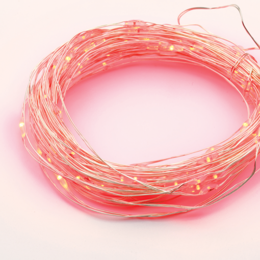 100 LED ΛΑΜΠΑΚ ΣΕΙΡΑ ΧΡΟΝΟΔΙΑΚ ΚΟΚΚΙΝΟ ΑΣΗΜΙ ΚΑΛΩΔ ΧΑΛΚΟΥ & ΜΠΑΤΑΡ 3xAA IP44 10m+10cm ACA – X01100415