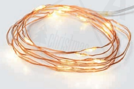 20 LED ΛΑΜΠΑΚ ΣΕΙΡΑ ΘΕΡΜΟ ΛΕΥΚΟ ΧΑΛΚΙΝΟ ΚΑΛΩΔ & ΜΠΑΤΑΡ 2xCR2032 IP20 2m+10cm 1.2W ACA – X0120123