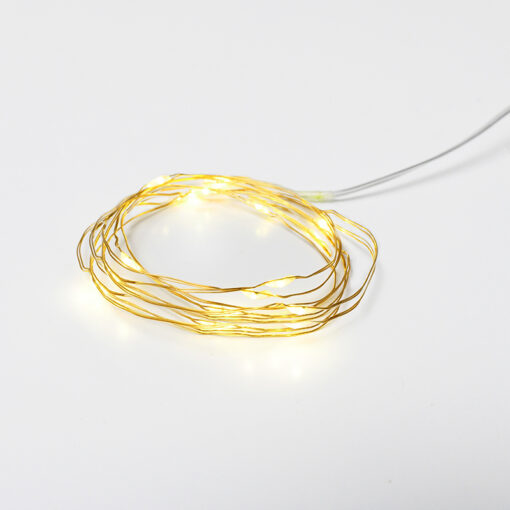 20 LED ΛΑΜΠΑΚAKIA ΣΕΙΡΑ ΘΕΡΜΟ ΛΕΥΚΟ ΧΡΥΣΟ ΚΑΛΩΔ ΧΑΛΚΟΥ & ΜΠΑΤΑΡ 2xAA IP20 2m+10cm 1.2W ACA – X0120131
