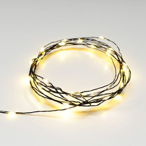 20 LED ΛΑΜΠΑΚIA ΣΕΙΡΑ ΧΡΟΝΟΔΙΑΚ 6 On/18 Off ΘΕΡΜΟ ΛΕΥΚΟ ΜΑΥΡΟ ΚΑΛΩΔ ΧΑΛΚΟΥ & ΜΠΑΤΑΡ 2xAA IP44 2m+10cm  ACA – X0120145