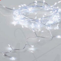 50 CLUSTER LED ΛΑΜΠΑΚΙΑ ΣΕΙΡΑ ΨΥΧΡΟ ΛΕΥΚΟ ΑΣΗΜΙ ΚΑΛΩΔ ΧΑΛΚΟΥ & ΜΠΑΤΑΡ 3xAA IP20 2.5m+30cm 3W ACA – X01502117
