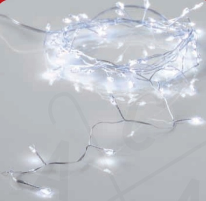 50 CLUSTER LED ΛΑΜΠΑΚΙΑ ΣΕΙΡΑ ΨΥΧΡΟ ΛΕΥΚΟ ΑΣΗΜΙ ΚΑΛΩΔ ΧΑΛΚΟΥ & ΜΠΑΤΑΡ 3xAA IP20 2.5m+30cm 3W ACA – X01502117