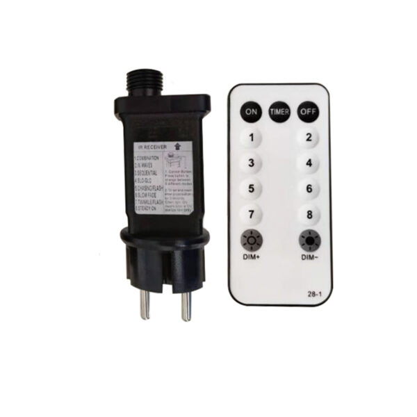 ΑΝΤΑΠΤΟΡΑΣ & IR CONTR. IP44, 8-FUNCTIONS + DIMMER + TIMER + ON/OFF 6V 1200mA 200-400 ΛΑΜΠ. ΣΥΡΜΑΤΑ ACA – X016V1200R
