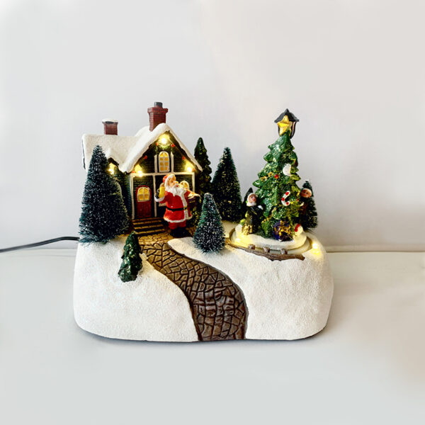 LED WW ΔΙΑΚ/ΚΟ ΧΩΡΙΟ ΠΟΛΥΧΡΩΜΟ+ΚΙΝΗΣΗ ΔΕΝΤΡΟ+ΜΟΥΣΙΚΗ 4.5V (ΑΝΤΑΠ) / 3ΑΑ (ΜΠΑΤ)  19Χ13.5Χ15.5CM ACA – X0301